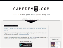 Tablet Screenshot of gamedev5.com